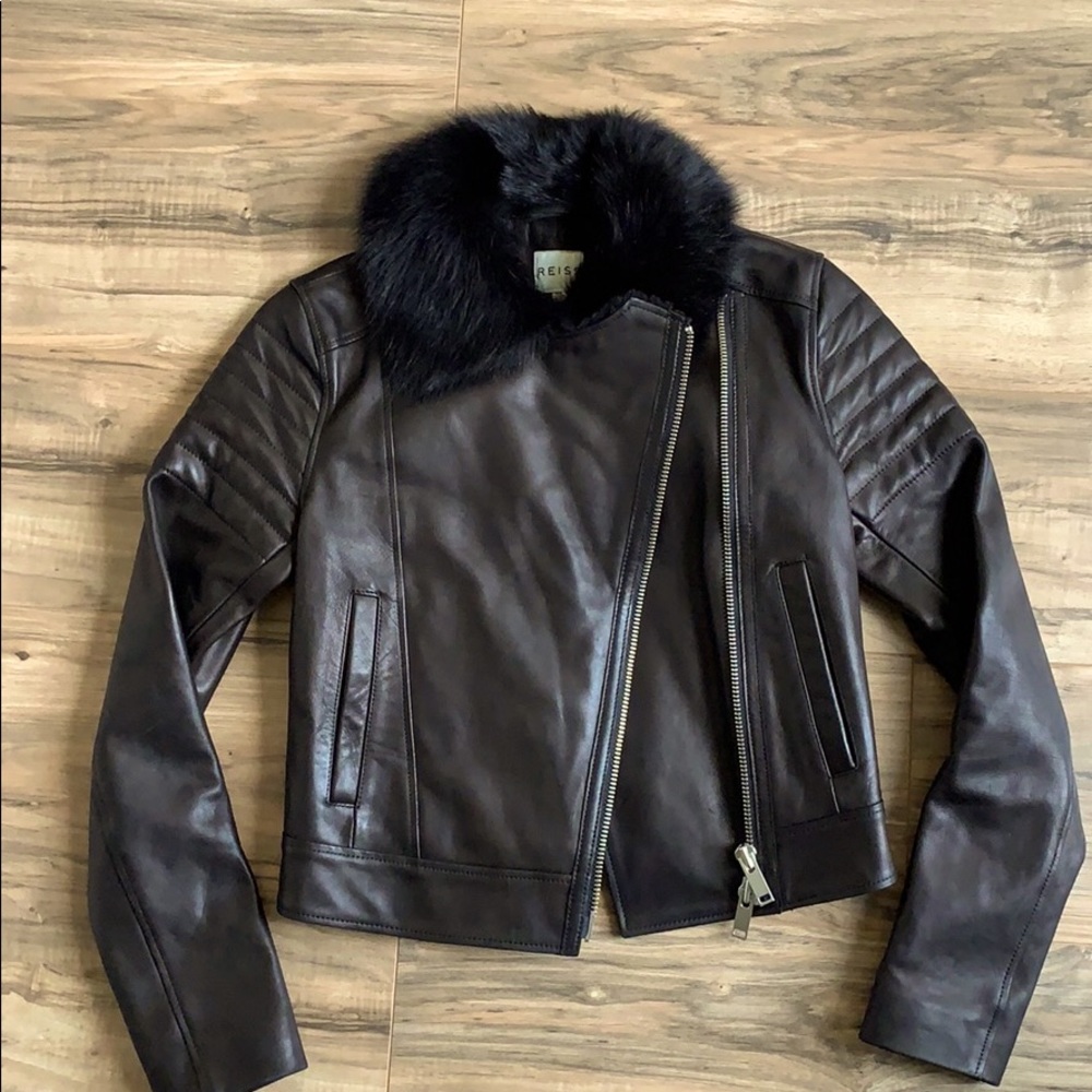 Leather jacket